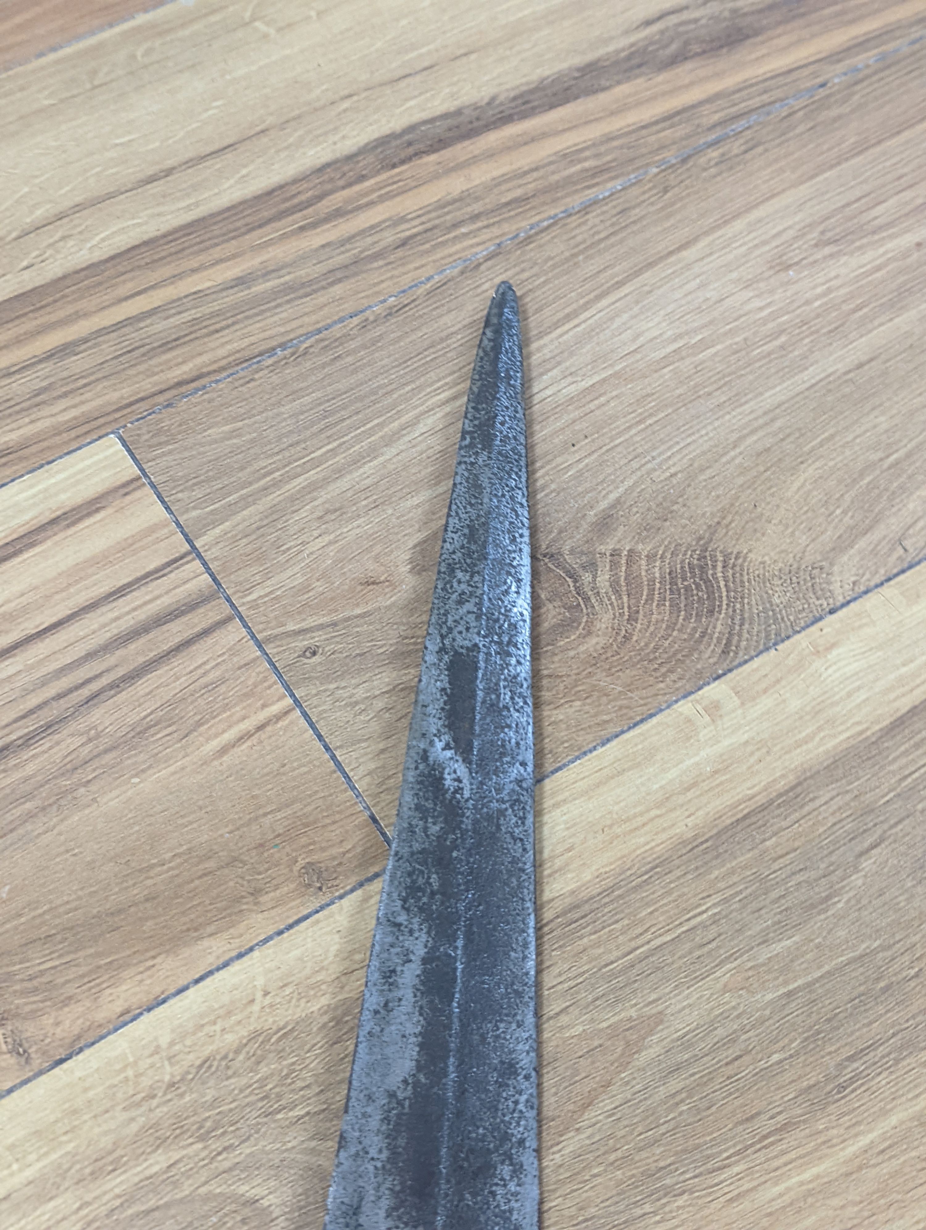 Two West African spears 236cm